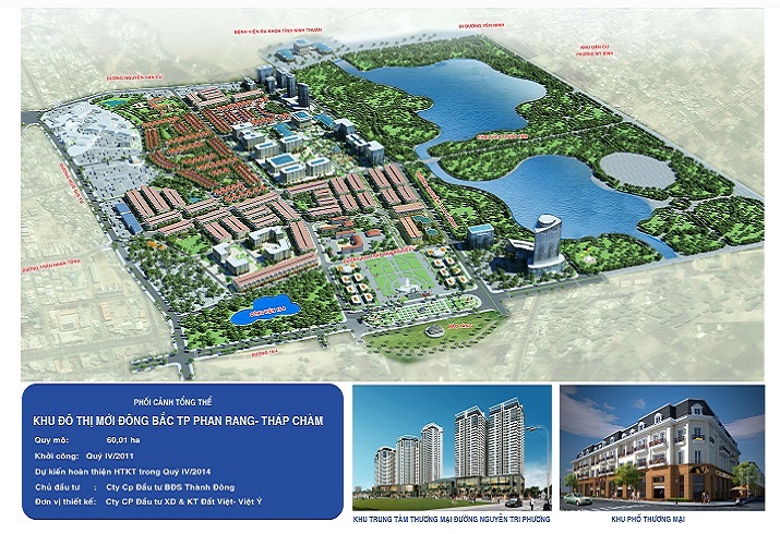 Bản đồ tổng thể khu đô thị Đông Bắc (khu k1)