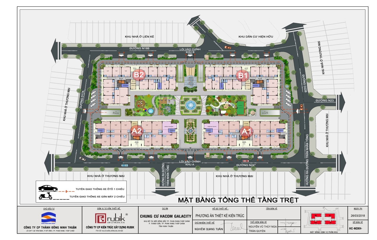 Mặt bằng tổng thể dự án chung cư hacom galacity